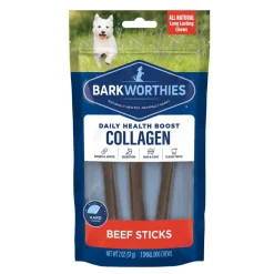 Barkworthies 95% Collagen Beef Stick For Dogs