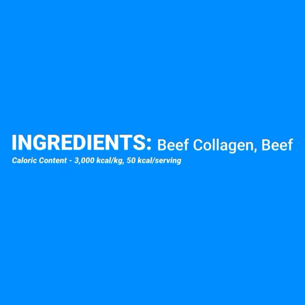 Barkworthies Collagen Curly Beef Stick