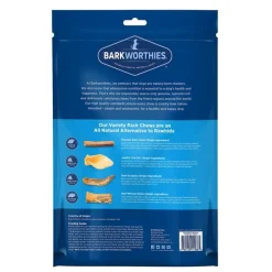 Barkworthies Large Breed Variety Pack Chews For Dog, 4 chews