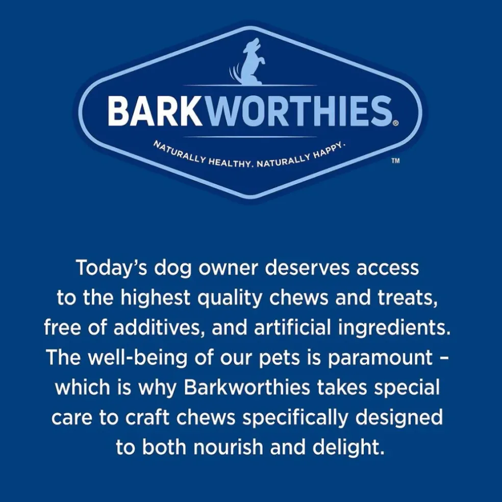 Barkworthies Odor-Free American Bully Sticks Treats For Dogs 12", 1ct
