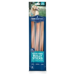 Barkworthies Odor-Free Bully Sticks Treats For Dogs