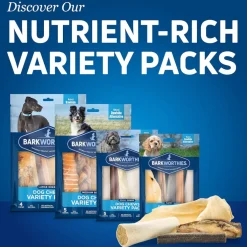 Barkworthies Small Breed Variety Pack Chews Treats For Dogs, 5 chews