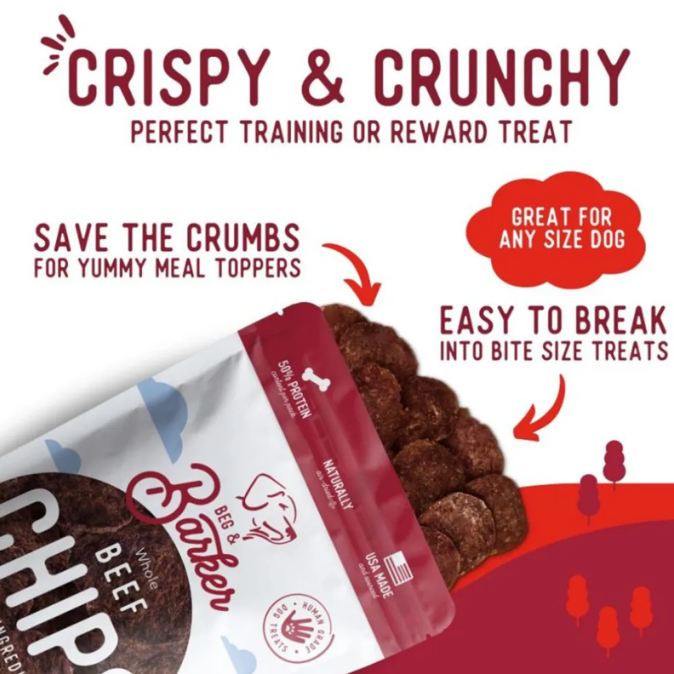 Beg & Barker Beef Heart Chips Dog Treats