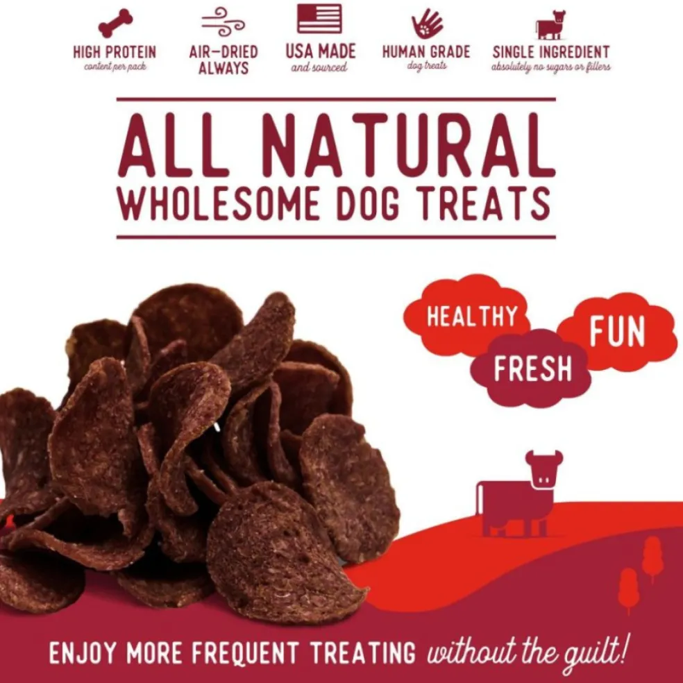 Beg & Barker Beef Heart Chips Dog Treats