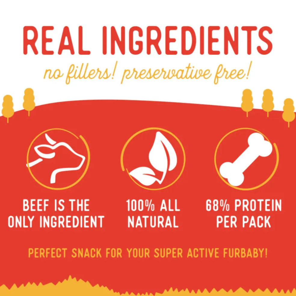 Beg & Barker Beef Liver Strip Dog Treats