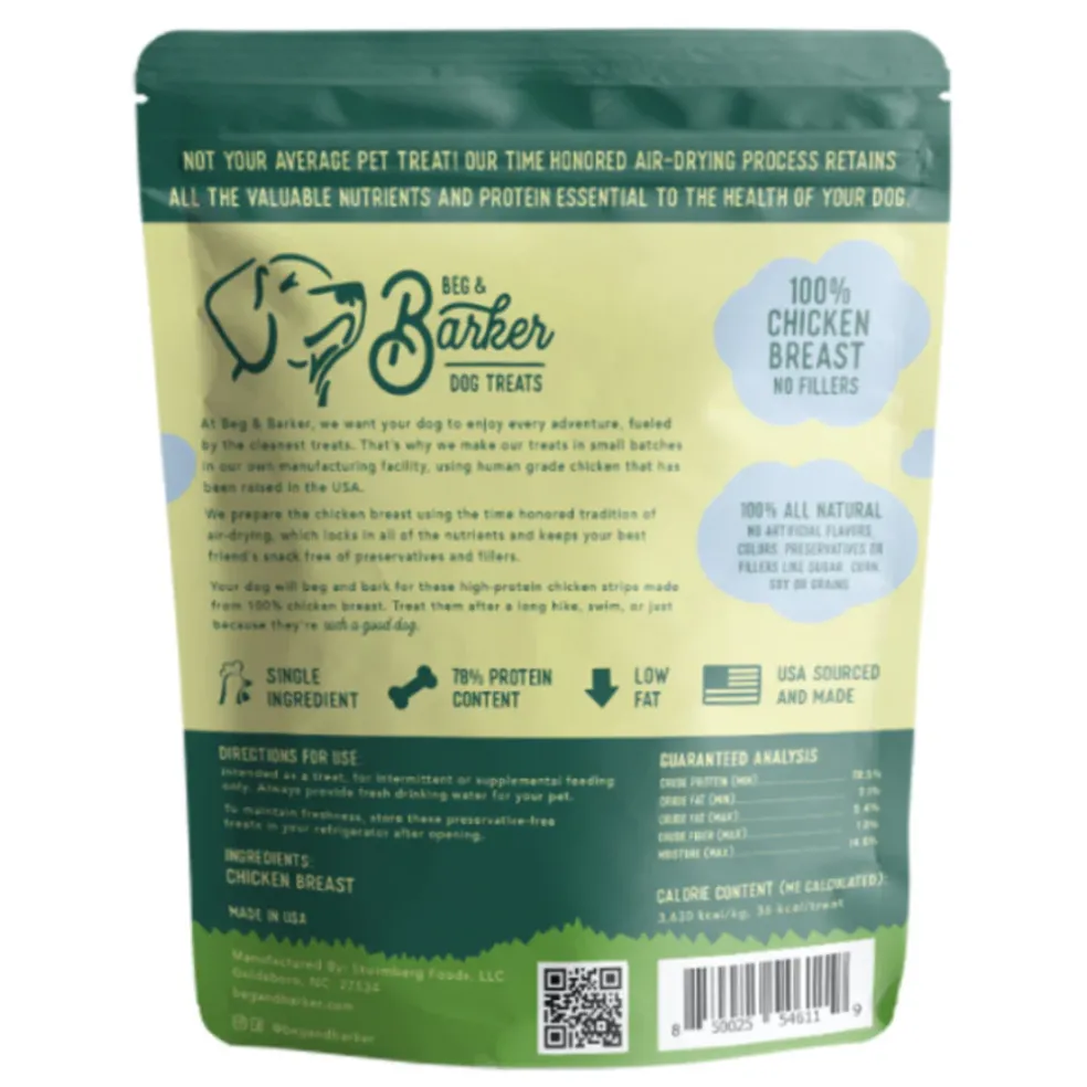 Beg & Barker Chicken Breast Strip Dog Treats