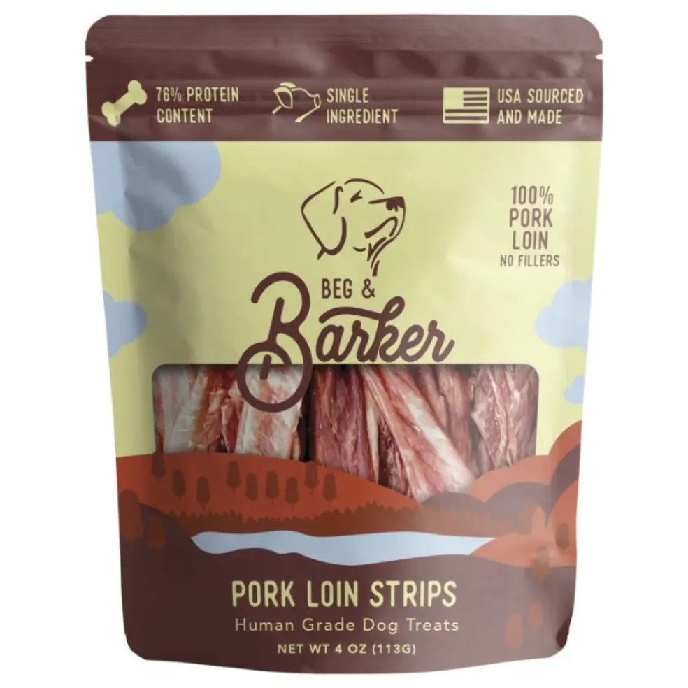 Beg & Barker Pork Loin Strip Dog Treats