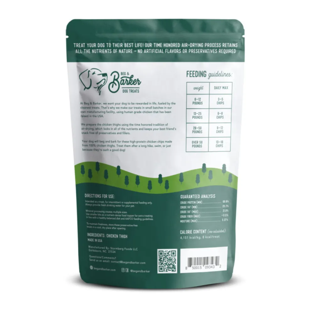 Beg & Barker Whole Chicken Chips Dog Treats