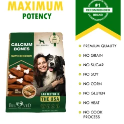 Beloved Pets Calcium Bones with Chicken Natural Chews For Dog (10.6 oz)