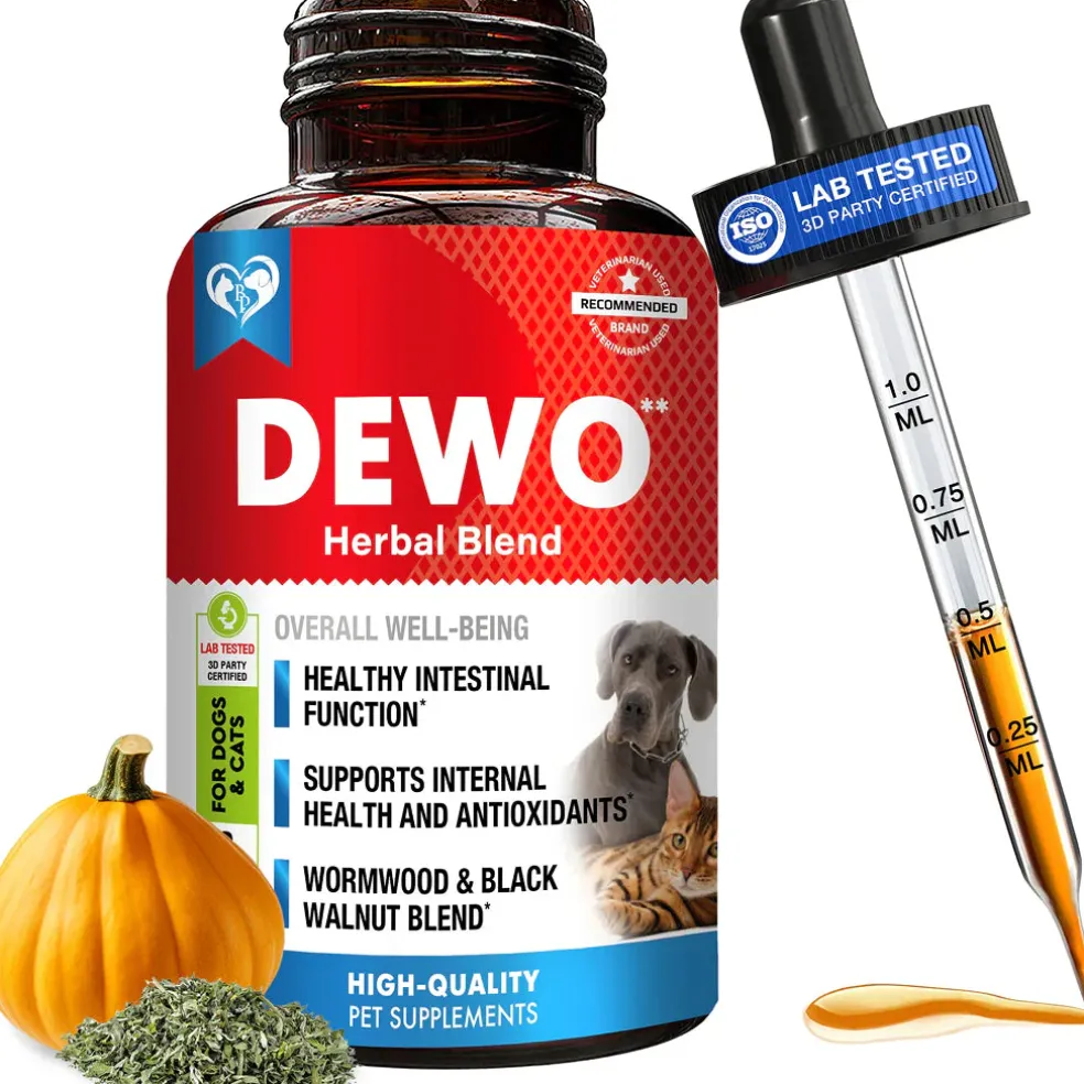 Beloved Pets Dewo Herbal Cleanse Broad Spectrum Intestinal Defense For Dogs & Cats (2 oz)