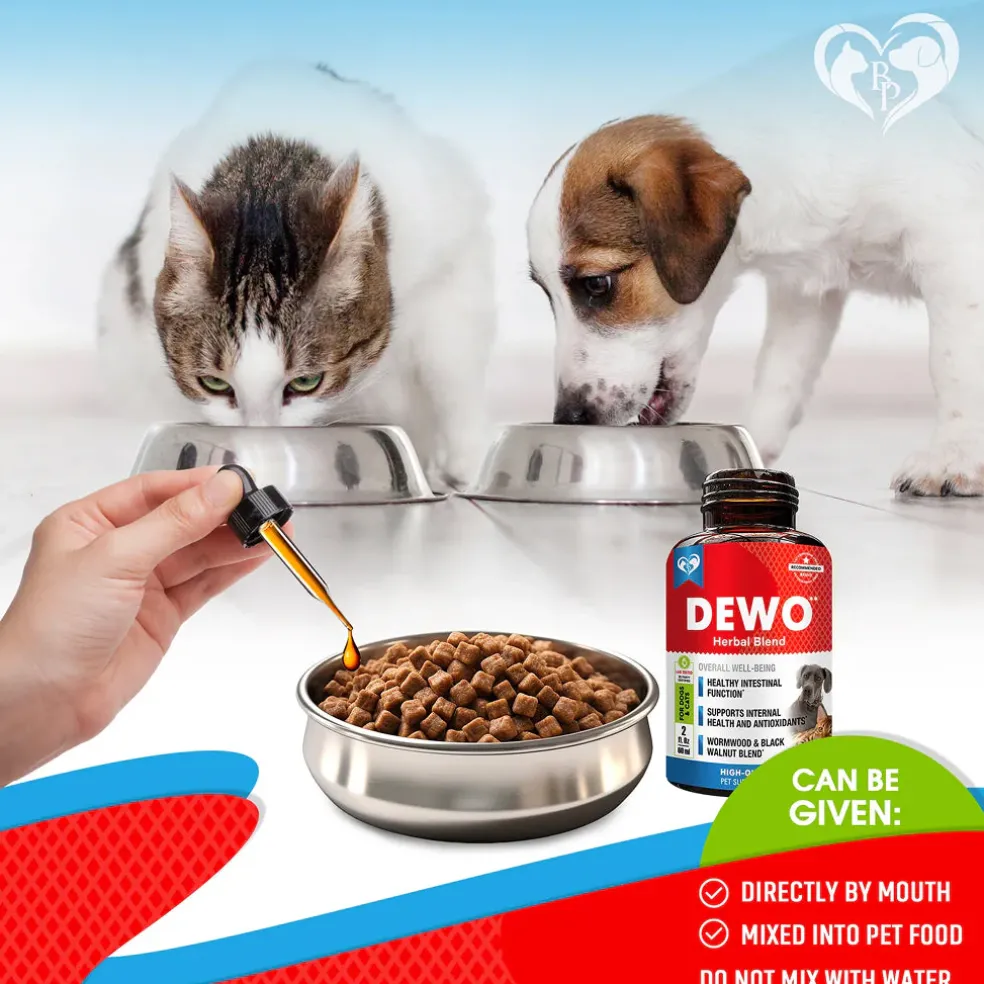 Beloved Pets Dewo Herbal Cleanse Broad Spectrum Intestinal Defense For Dogs & Cats (2 oz)