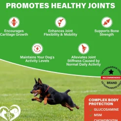 Beloved Pets Glucosamine Bacon Flavored Chews Hip & Joint Support Supplement for Dogs, 10-oz