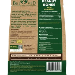 Beloved Pets Peanut Bones with Cranberry Dog Treats, 10.6-oz
