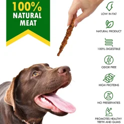 Beloved Pets Smoke Rawhide Sticks with Chicken Dog Chew Treats, 10.6-oz
