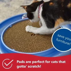 Bergan Turbo Scratcher Replacement Pads For Cats (2 pack)