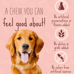 Better Belly Rawhide Triple Flavor Salmon (Venison & Lamb Kabob) Treats For Dog 18 pack
