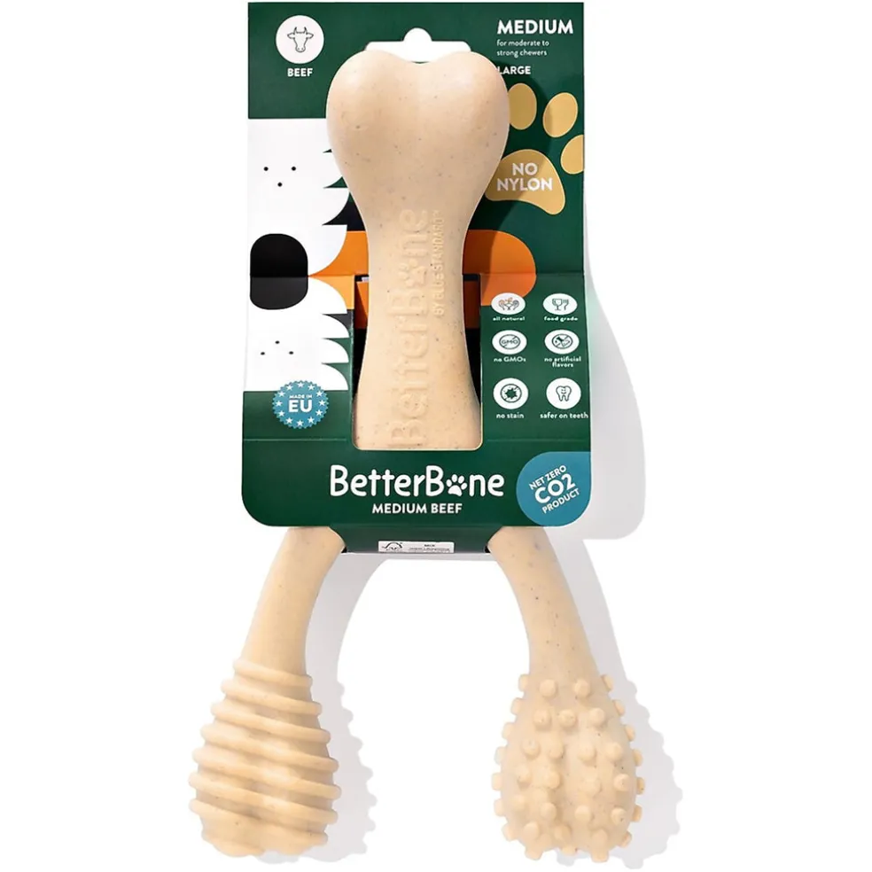BetterBone Medium Density Beef Flavor Dog Chew Toy