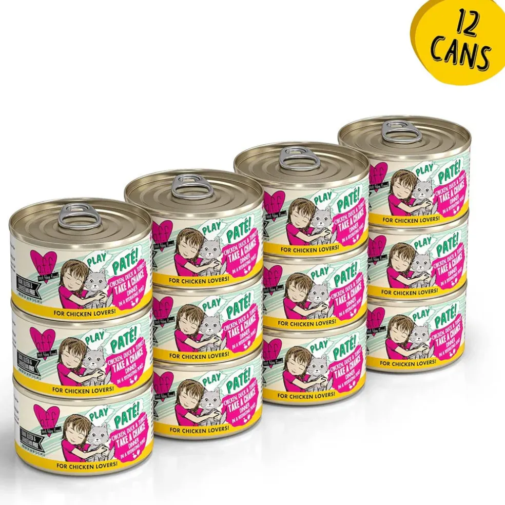 BFF Play Pate Lovers Chicken, Duck & Turkey Take a Chance Wet Cat Food