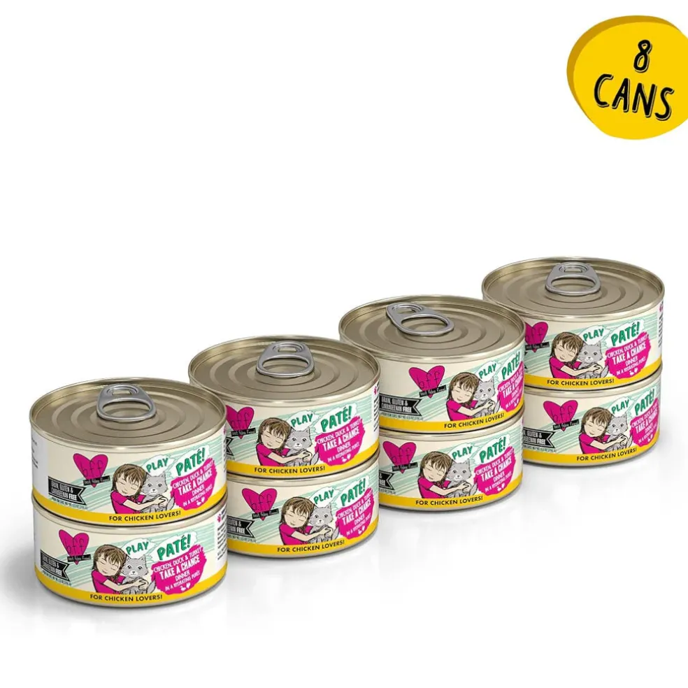 BFF Play Pate Lovers Chicken, Duck & Turkey Take a Chance Wet Cat Food