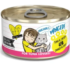 BFF Tuna & Chicken 4-Eva Dinner in Gravy Grain-Free Minced Wet Cat Food