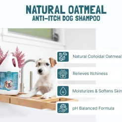 Bio Groom Natural Oatmeal Soothing Anti-Itch Shampoo For Dogs