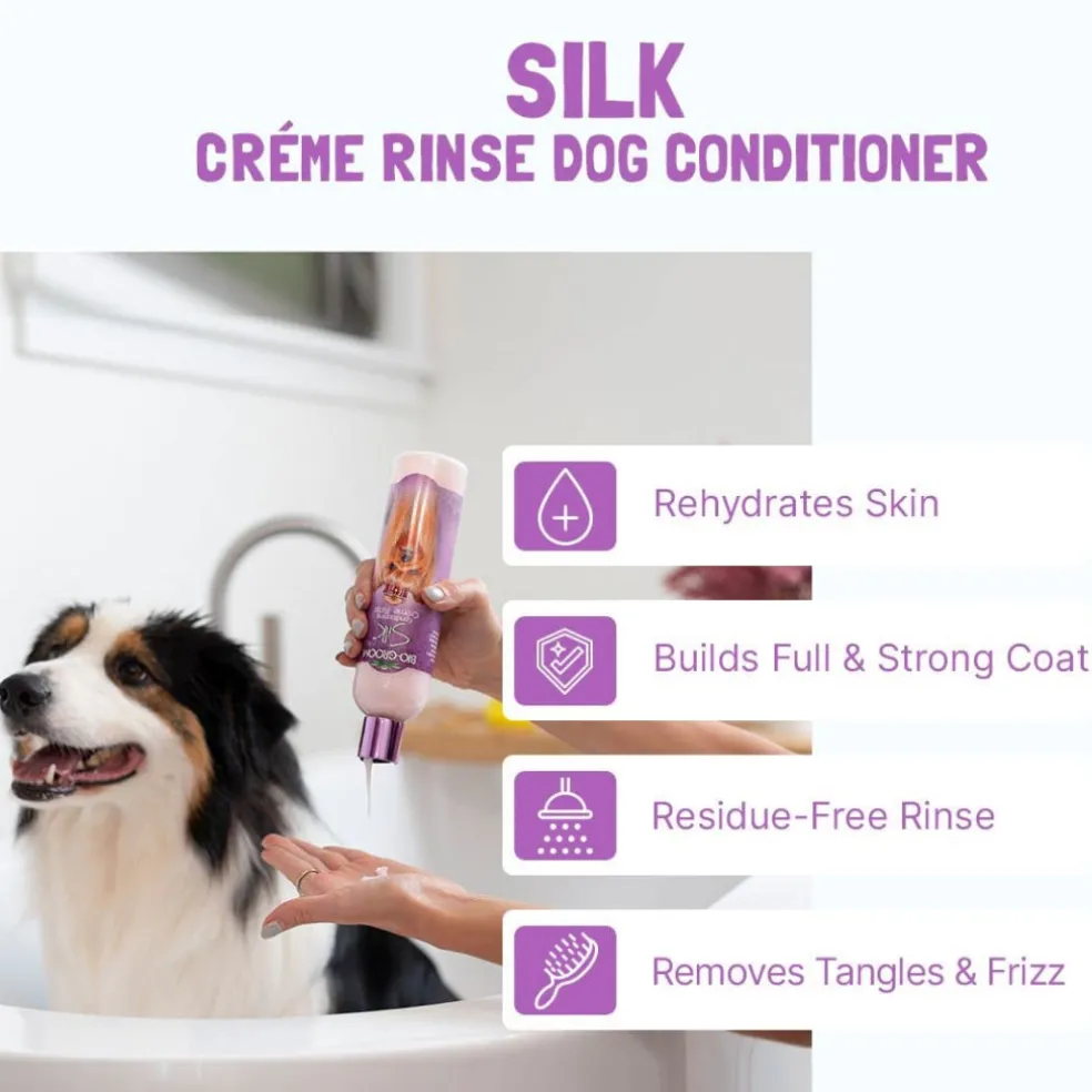 Bio Groom Silk Conditioning Cream Rinse Conditioner For Dogs and Cats