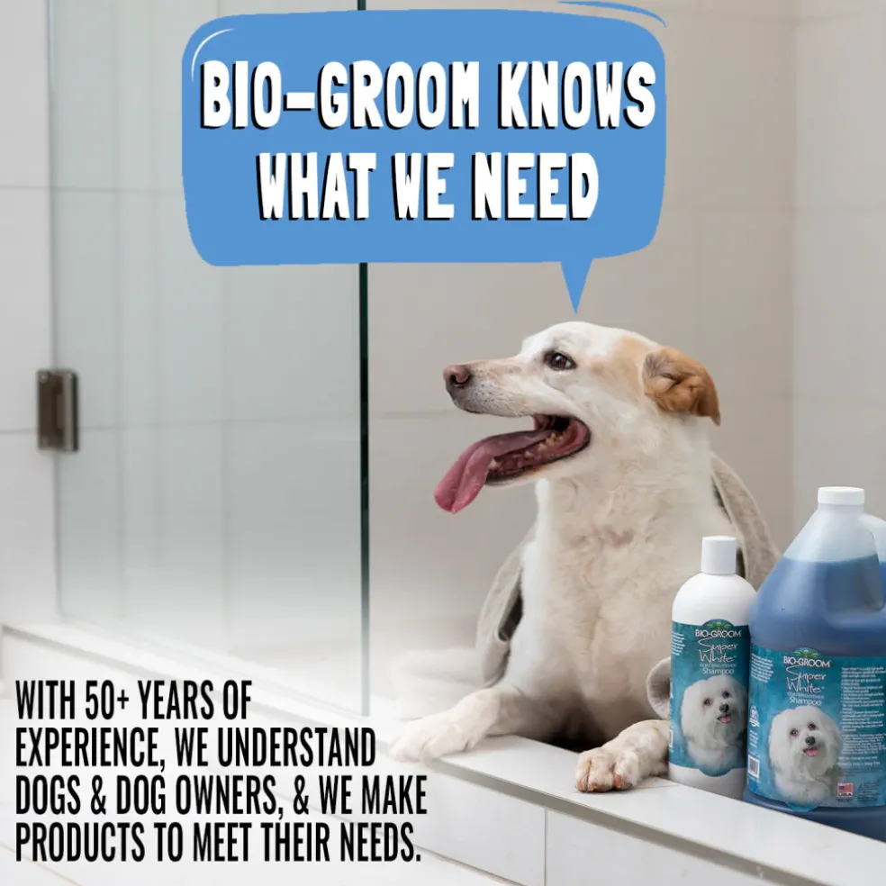 Bio Groom Super White Coat Brightening Shampoo For Dogs