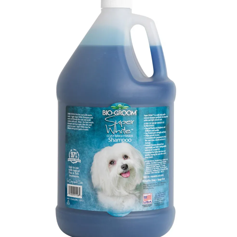 Bio Groom Super White Coat Brightening Shampoo For Dogs