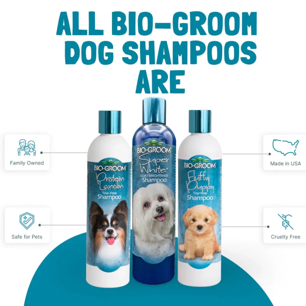 Bio Groom Super White Coat Brightening Shampoo For Dogs
