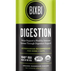 Bixbi Digestive Support Powdered Mushroom Supplement For Dogs & Cats (60 g)