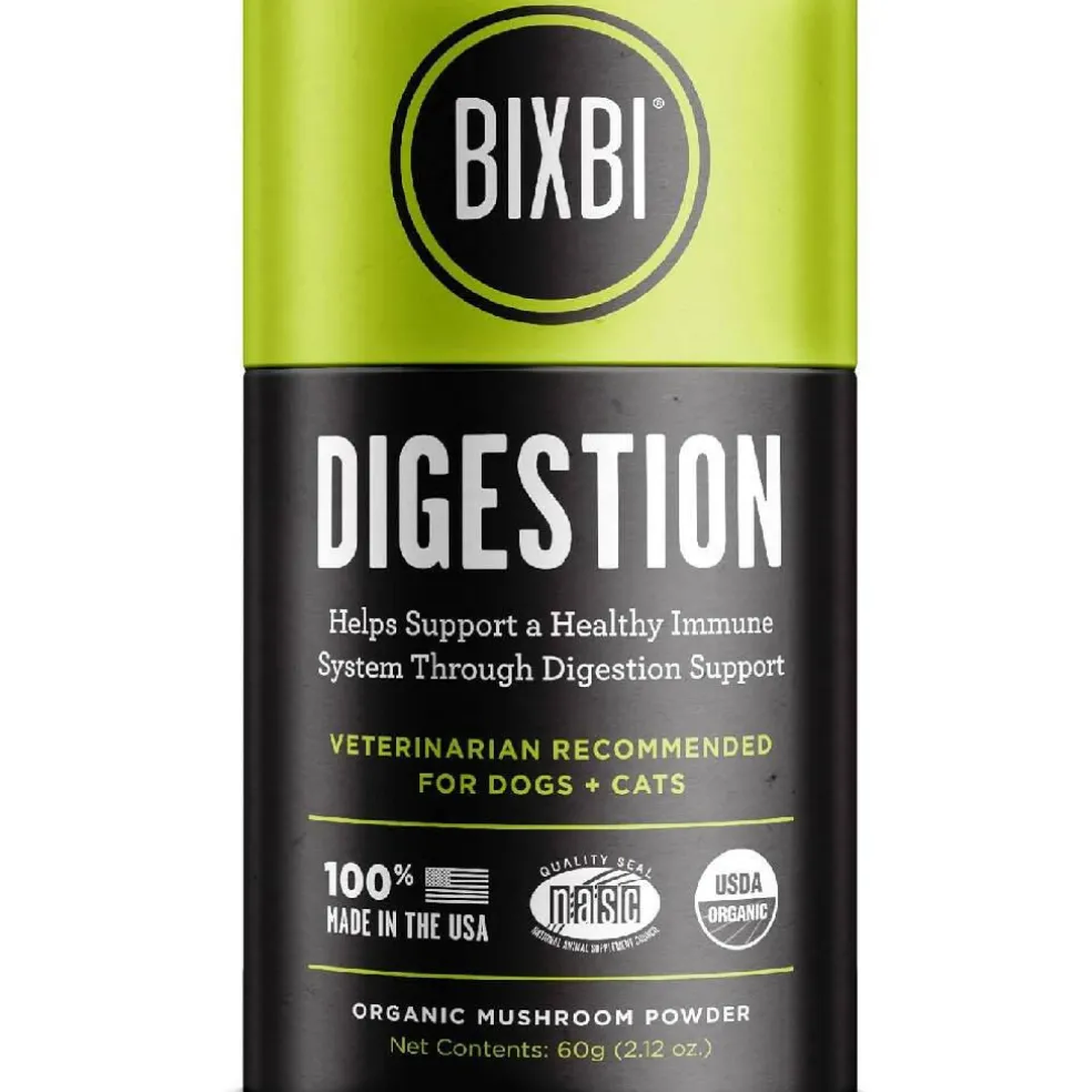 Bixbi Digestive Support Powdered Mushroom Supplement For Dogs & Cats (60 g)
