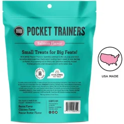 Bixbi Pocket Trainers Grain-Free Salmon Treats for Dogs (6 oz)
