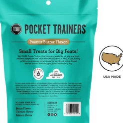 Bixbi Pocket Trainers Grain-Free Peanut Butter Treats for Dogs (6 oz)