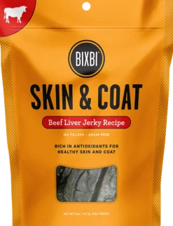 Bixbi Skin & Coat Beef Lung Dog Treats