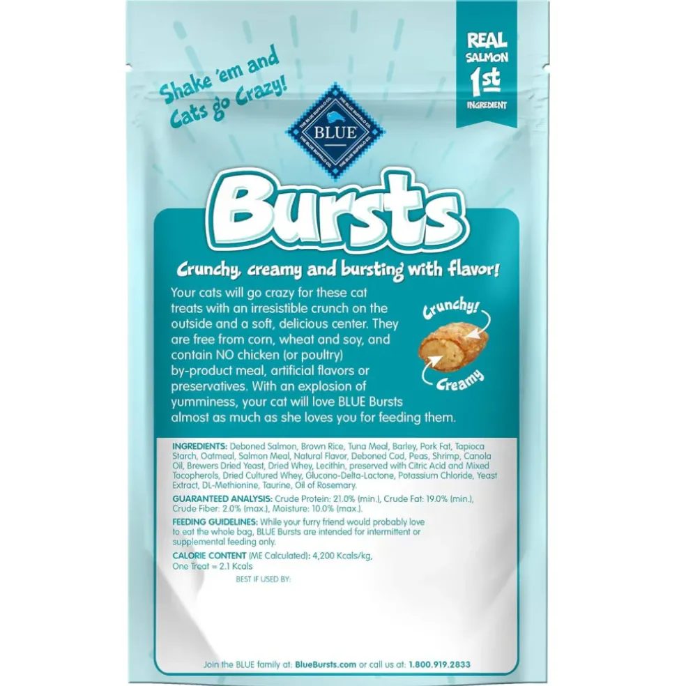 Blue Buffalo Bursts Crunch & Creamy Savory Seafood Treats For Cats (2 oz)