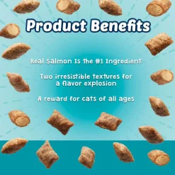 Blue Buffalo Bursts Crunch & Creamy Savory Seafood Treats For Cats (2 oz)