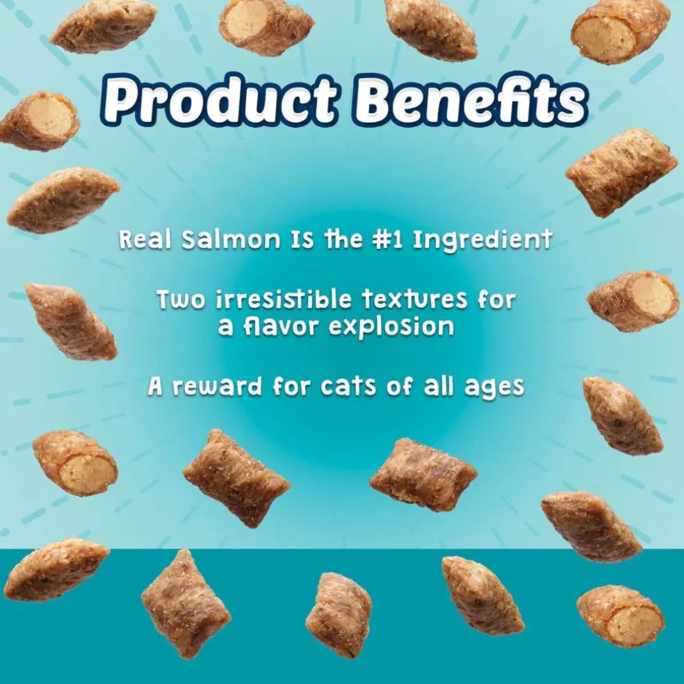 Blue Buffalo Bursts Crunch & Creamy Savory Seafood Treats For Cats (2 oz)