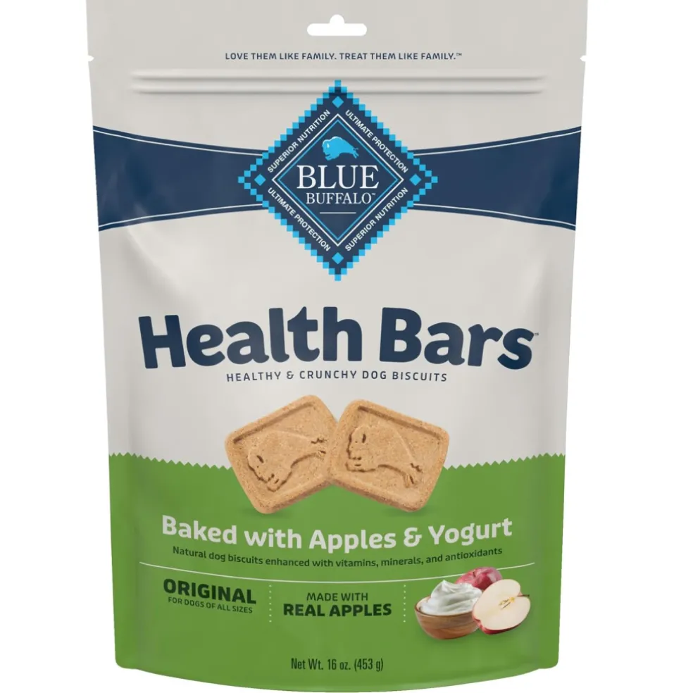 Blue Buffalo Health Bars Apple & Yogurt Biscuits for Dogs