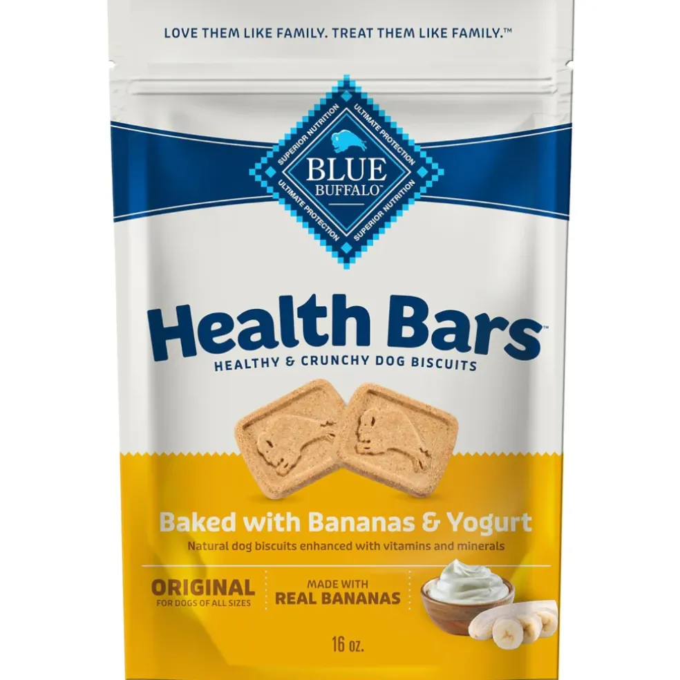Blue Buffalo Health Bars Banana & Yogurt Biscuits for Dogs (16 oz)