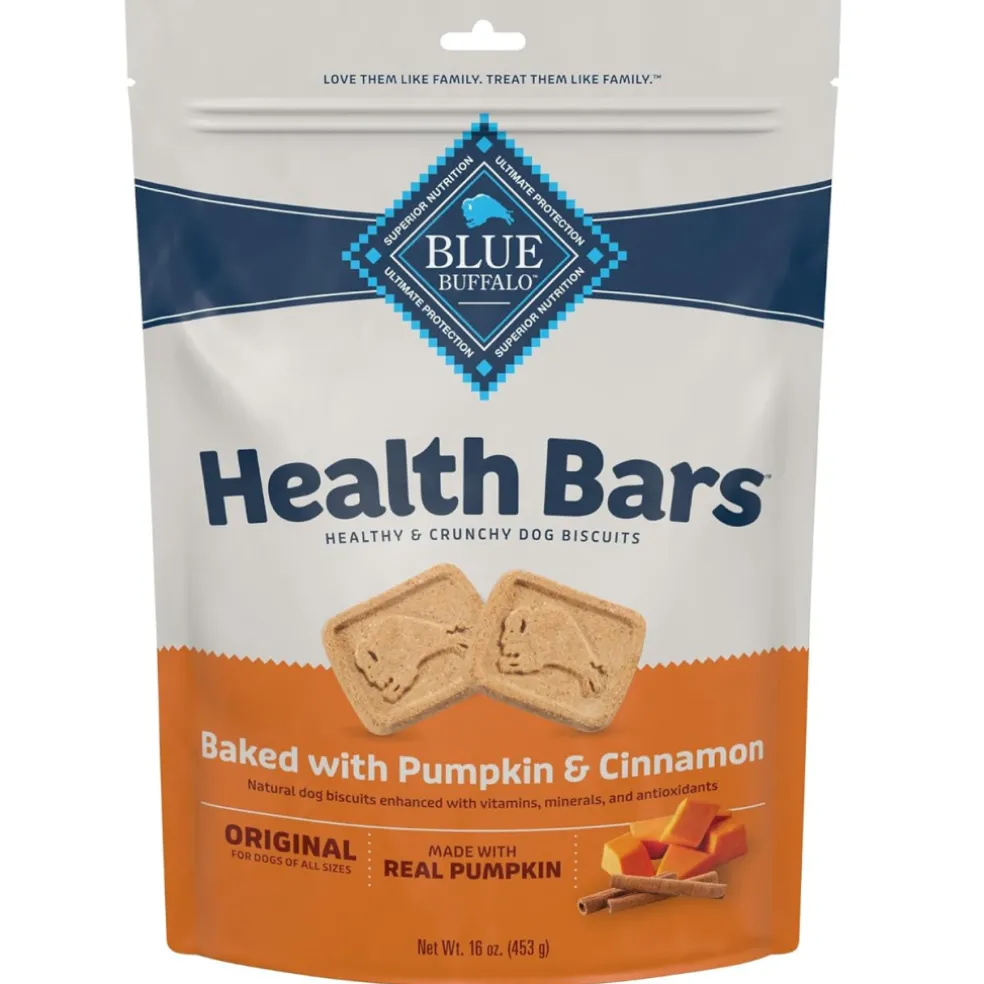 Blue Buffalo Health Bars Pumpkin & Cinnamon Biscuits for Dogs (16 oz)