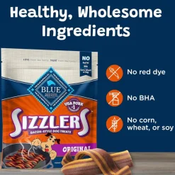 Blue Buffalo Sizzlers Bacon-Style Treats For Dogs