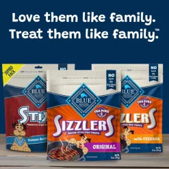 Blue Buffalo Sizzlers Bacon-Style Treats For Dogs
