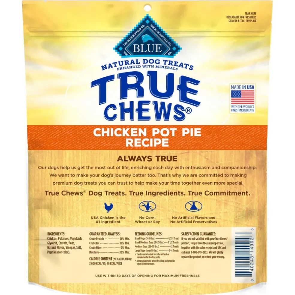 Blue Buffalo True Chews Chicken Pot Pie Recipe Treats For Dogs (12 oz)