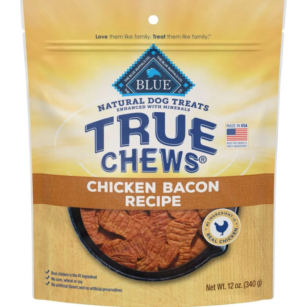 Blue Buffalo True Chews Chicken Bacon Recipe Treats For Dog (12 oz)
