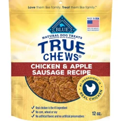 Blue Buffalo True Chews Chicken & Apple Sausage Recipe Treats For Dog (12 oz)