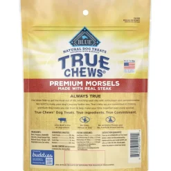 Blue Buffalo True Chews Premium Morsels Steak Treats For Dogs (10 oz)