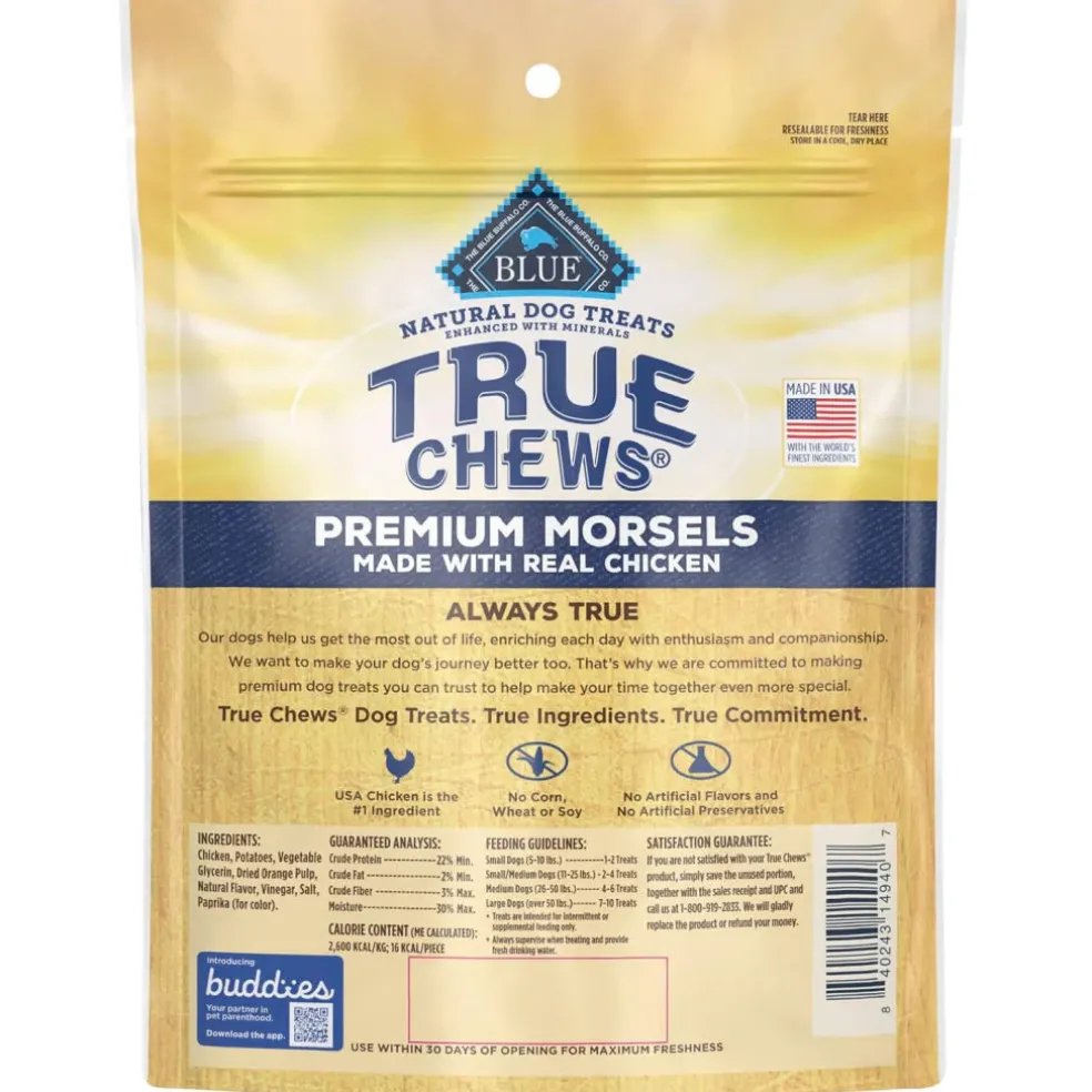 Blue Buffalo True Chews Premium Morsels Chicken Treats For Dogs (11 oz)