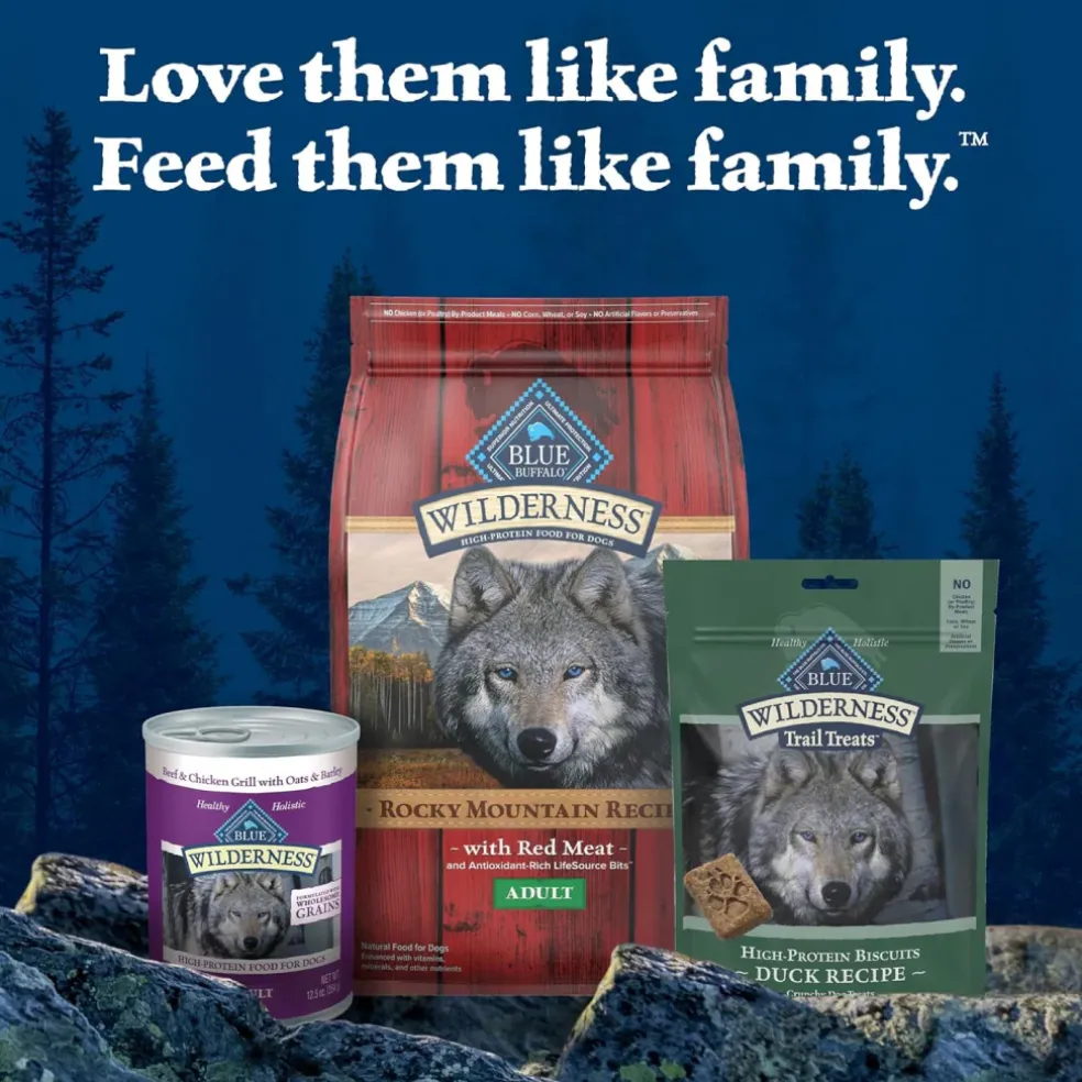 Blue Buffalo Wilderness Trail Treats Duck Biscuits for Dogs (10 oz)