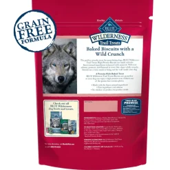 Blue Buffalo Wilderness Trail Treats Salmon Biscuits for Dogs (10 oz)