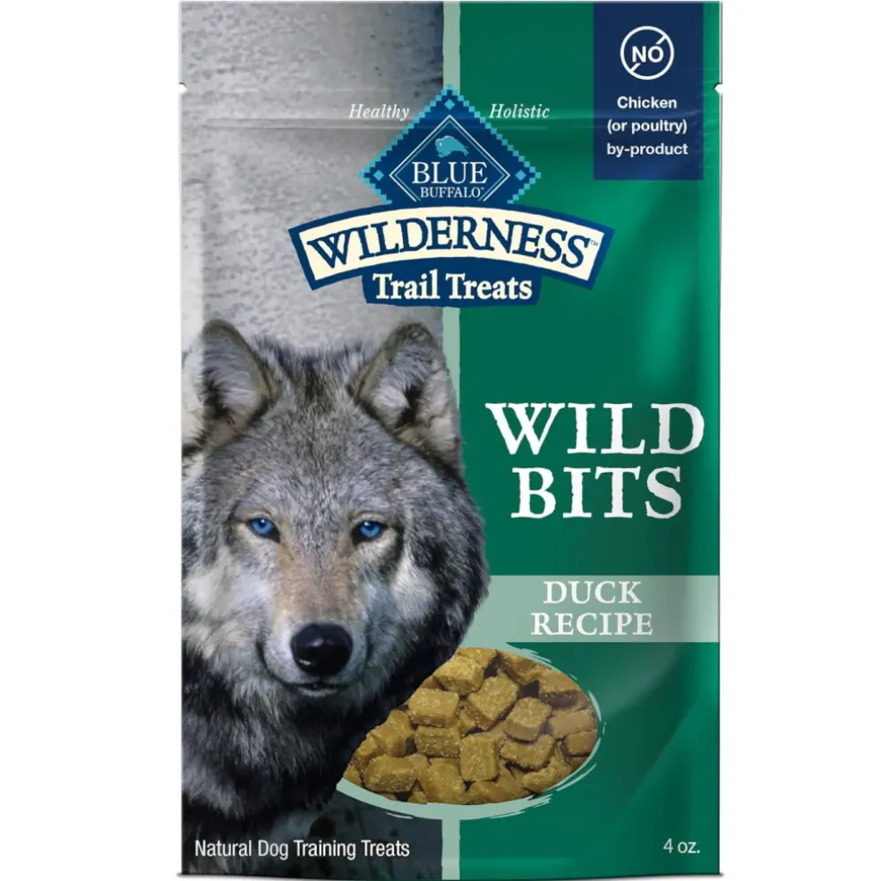 Blue Buffalo Wilderness Wild Bits Duck Recipe Training Treats for Dogs (4 oz)